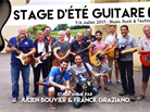 Stage d'été Guitare 2017 animé par Franck Graziano et Julien Bouvier