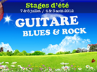 Stages d'été Guitare Blues & Rock avec Franck Graziano entre Lyon et Chambéry. 