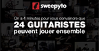 24 Guitaristes de Sweepyto jouent ensemble