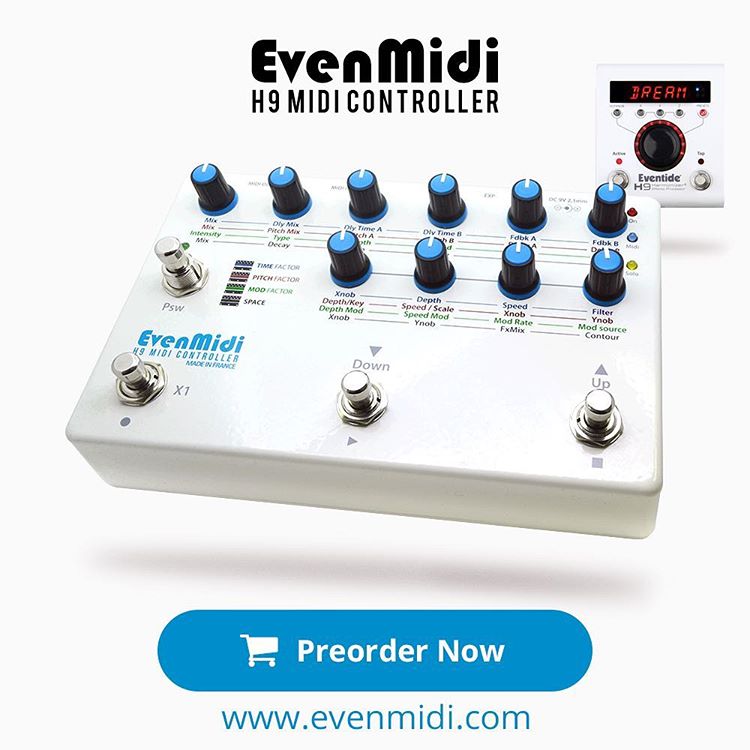 EvenMidi Eventide H9 Midi Controller