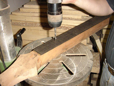 Lutherie perceuse à colonne