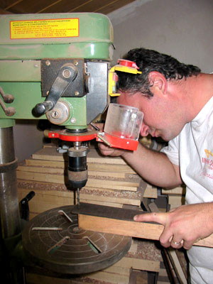 Lutherie perceuse à colonne bis